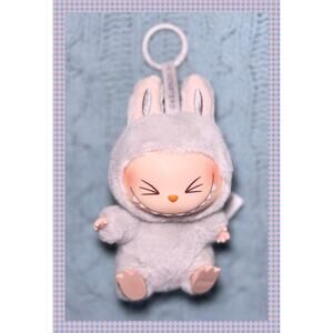 POP MART Monsters Labubu Have a Seat Hehe Vinyl Plush Pendant Bag Charm Keychain